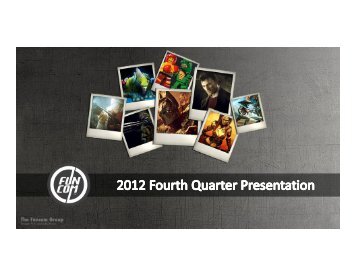 4Q12 - Presentation - Final - Funcom