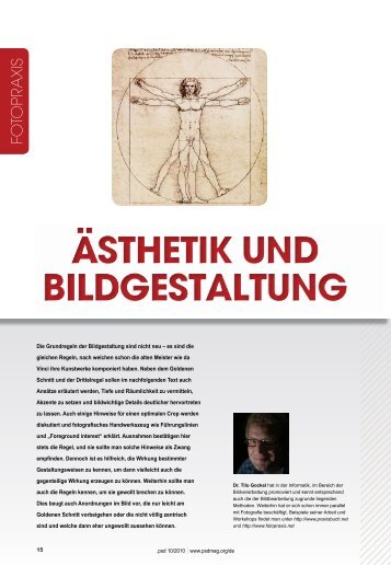 ÄSTHETIK UND BILDGESTALTUNG  - Fotopraxis.net