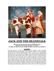 JACK AND THE BEANSTALK - California Theatre Center