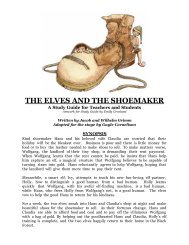 THE ELVES AND THE SHOEMAKER