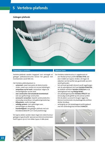 22 5 Vertebra-plafonds - Gyproc