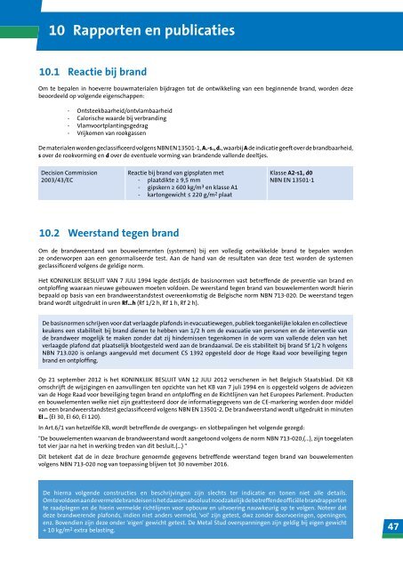 10 Rapporten en publicaties - Gyproc