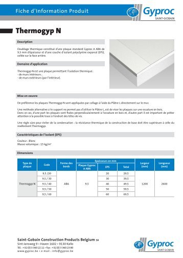 FIP Thermogyp N FR.pdf - Gyproc