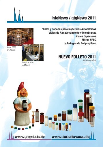 infoNews / gtgNews 2011 NUEVO FOLLETO 2011 - Cromlab