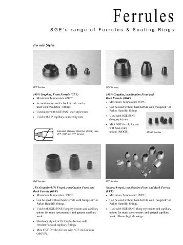 PD-0148-A Ferrules - Cromlab