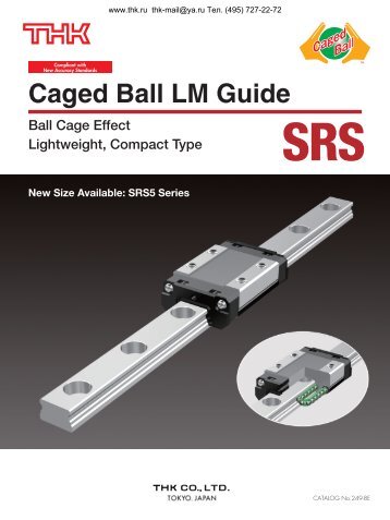 Caged Ball LM Guide Model SRS