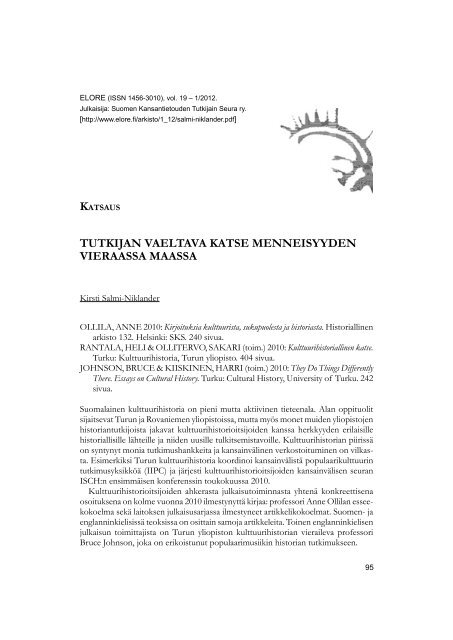 Muutoksen tuulia - Elore