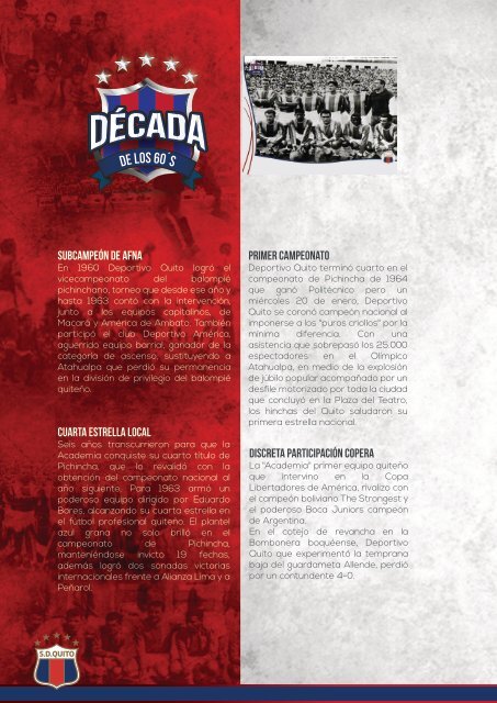 Álbum Sociedad Deportivo Quito