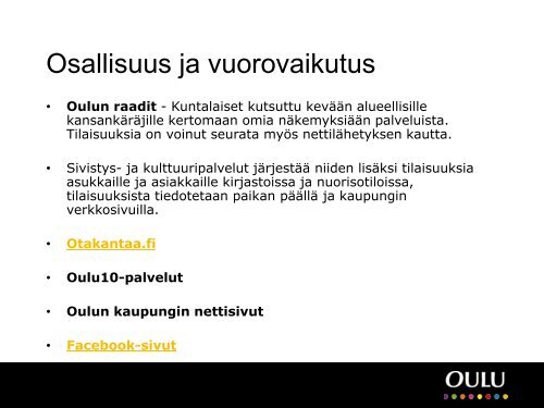 Oulun palvelumalli 2020 - Kunnat.net