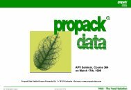 Propack Data - PropackExpo