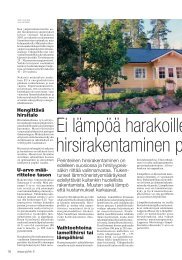 Ei lÃ¤mpÃ¶Ã¤ harakoille hirsirakentaminen p - Prkk