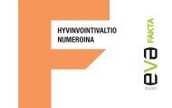 Hyvinvointivaltio numeroina - Eva