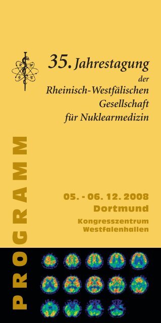 Programm Nuklearmedizin Dortmund 2008 - RWGN