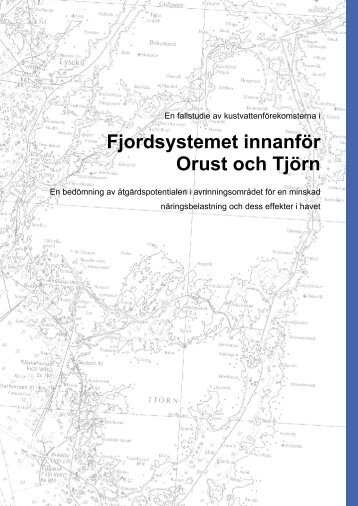 Fjordsystemet innanfÃ¶r Orust och TjÃ¶rn - Vattenmyndigheterna