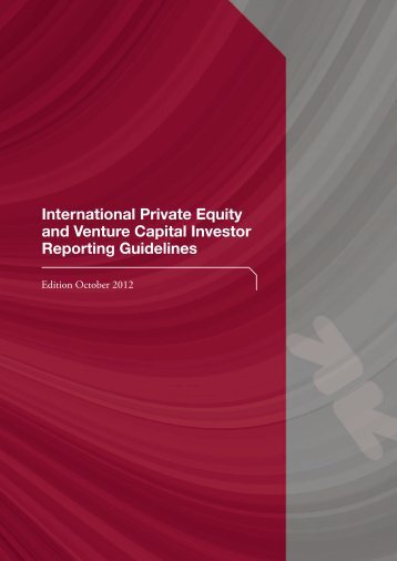 International Private Equity and Venture Capital Investor Reporting ...