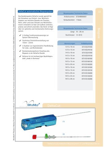 Biopsie - MiroMed Pfleiderer GmbH