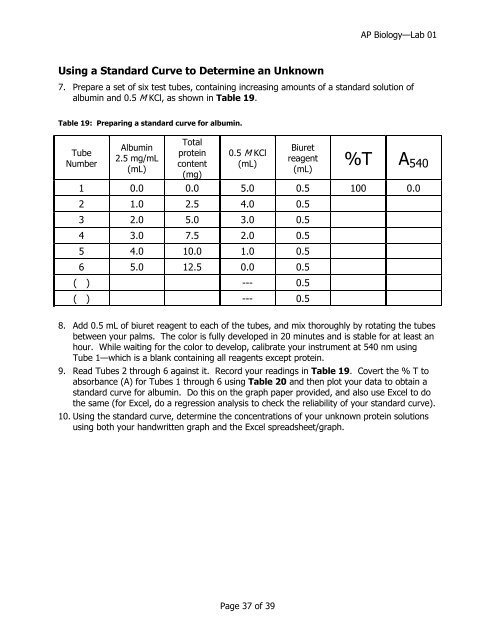 LAB 1 â Biology Lab Skills