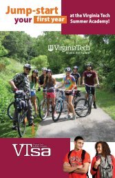 VTSA Booklet - Virginia Tech Summer Academy