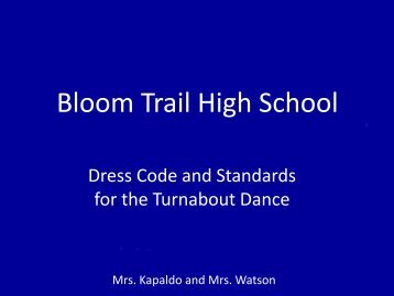 Dance Dress Code.pdf - Bloom Trail High School