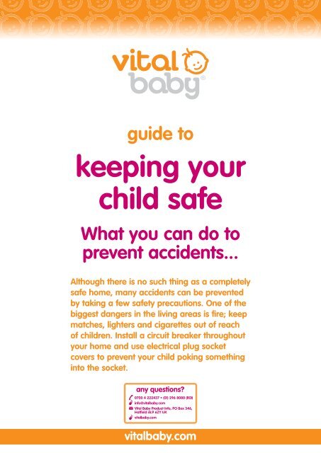 keeping your child safe - Vital Baby