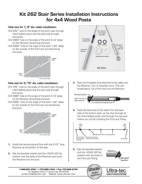 Stair run instructions PDF - The Cable Connection