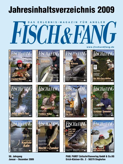 Jahresinhaltsverzeichnis 2009 - Fisch und Fang