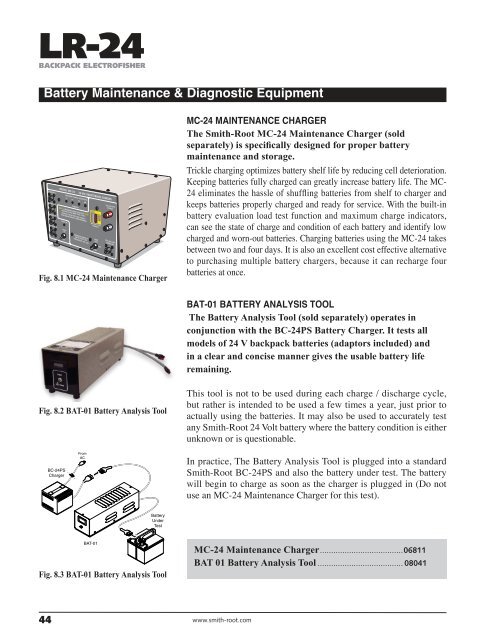 LR-24 Electrofisher - Field Environmental Instruments