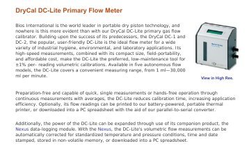 DryCal DC-Lite Primary Gas Flow Calibrator - Field Environmental ...