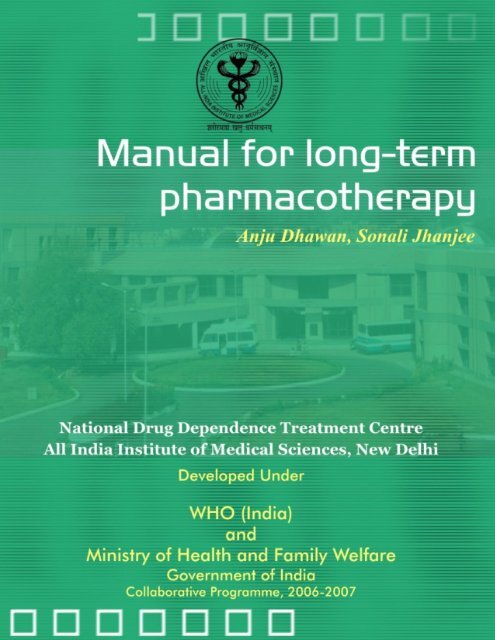 Manual for long-term pharmacotherapy - All India Institute of Medical ...