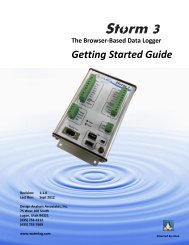 Getting Started with Storm 3 - Xylem Analytics