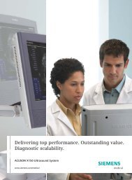 ACUSON x150 BROCHURE - Accurate Medical Diagnostics