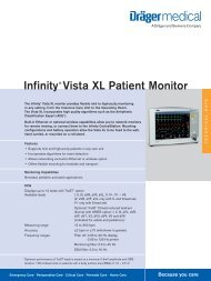 InfinityÂ® Vista XL Patient Monitor