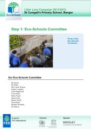 Step 1: Eco-Schools Committee - Litter Less Campaign