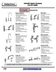 Chicago Faucets - Lakeside Supply Company