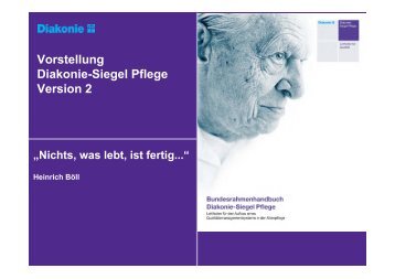 Vorstellung Diakonie-Siegel Pflege Version 2 - Diakonisches Institut ...