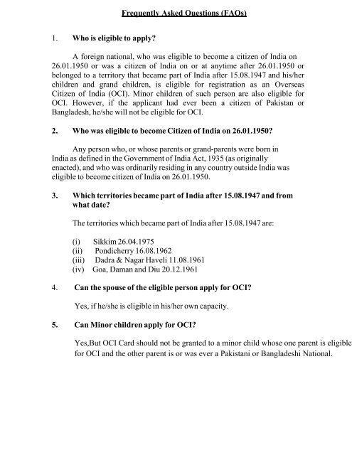 Oci faq oci-faq