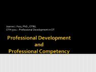 Professional Development and Professional Competency
