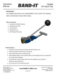 To Install a BAND-IT Junior Clamp