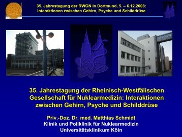 35. Jahrestagung der RWGN in Dortmund, 5. – 6.12.2008