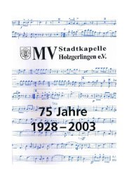 Festschrift 1928 - 2003 mit Bildern (.pdf) - Musikverein Stadtkapelle ...