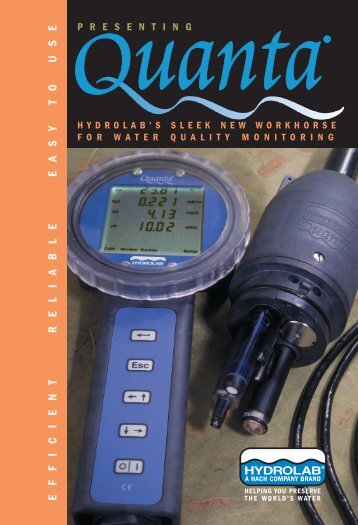 Hydrolab Quanta brochure - hsa-asia.com