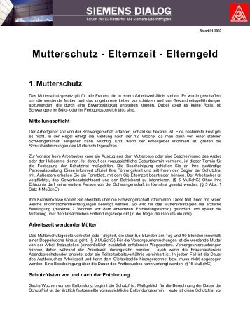 Mutterschutz - Elternzeit - Elterngeld - IG Metall