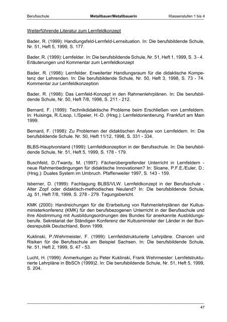 Metallbauer/Metallbauerin Fachtheoretischer Bereich