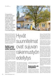 HyvÃ¤t suunnitelmat ovat sujuvan rakennustyÃ¶n edellytys