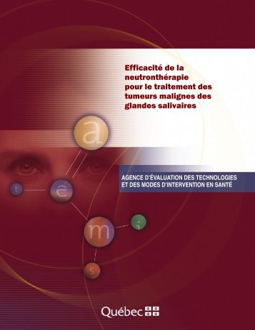 EfficacitÃ© de la neutronthÃ©rapie pour le traitement des ... - INESSS