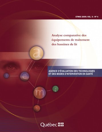 Analyse comparative des Ã©quipements de traitement des ... - INESSS