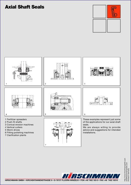 Axial Shaft Seals - O-rings | Rubber washers | Rubber gaskets ...