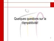 Presentation of Luc Denayer - Quelques questions sur la