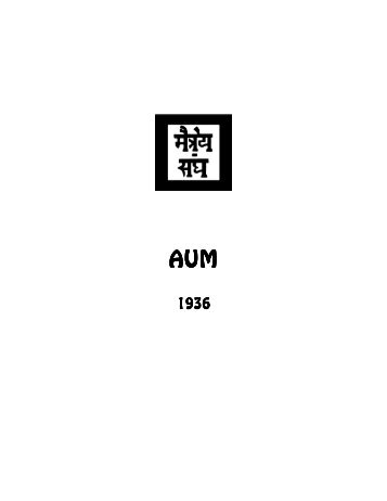 AUM - Agni Yoga Society