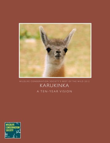 Karukinka A Ten-Year Vision - Wildlife Conservation Society